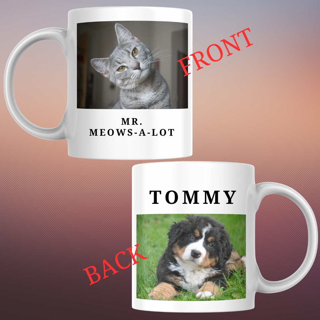 Customisable Mug - Front & Back, Photo & Text