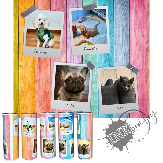 Customisable Metal Tumbler - 4 PHOTOS