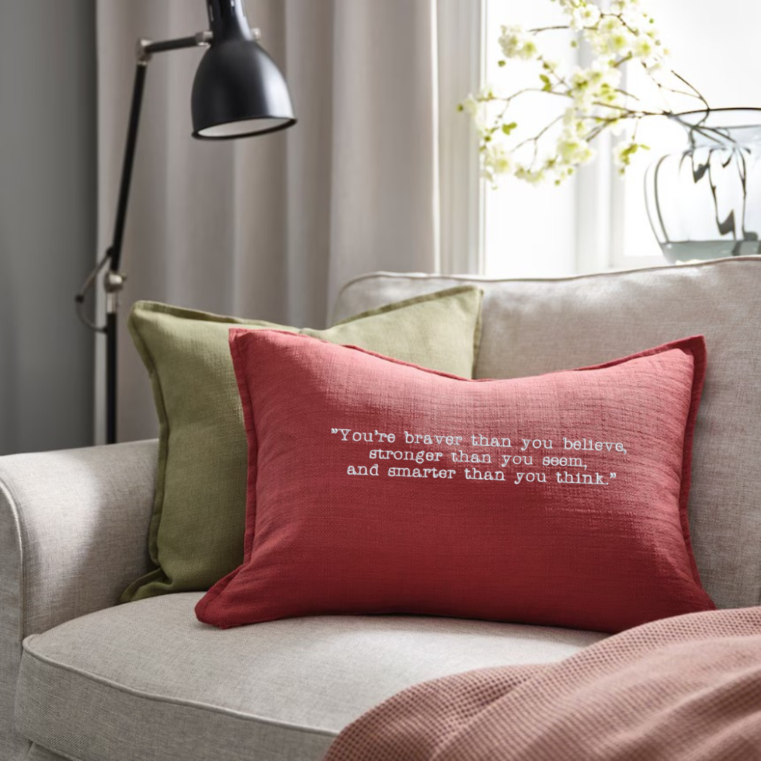 Custom Pillow COVER (Optional Pillow Insert)