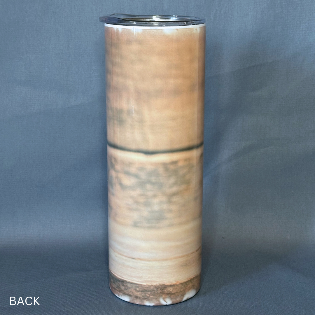 Crochet Pumpkin - Metal Tumbler with lid (Insulated)