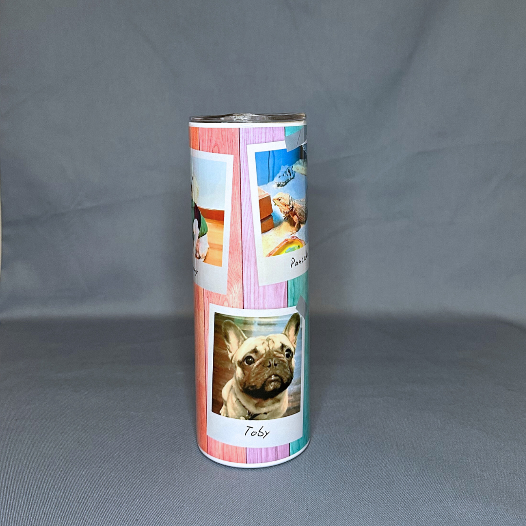 Customisable Metal Tumbler - 4 PHOTOS