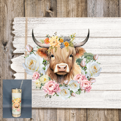 Customisable wrap around Metal Tumbler-SINGLE PHOTO