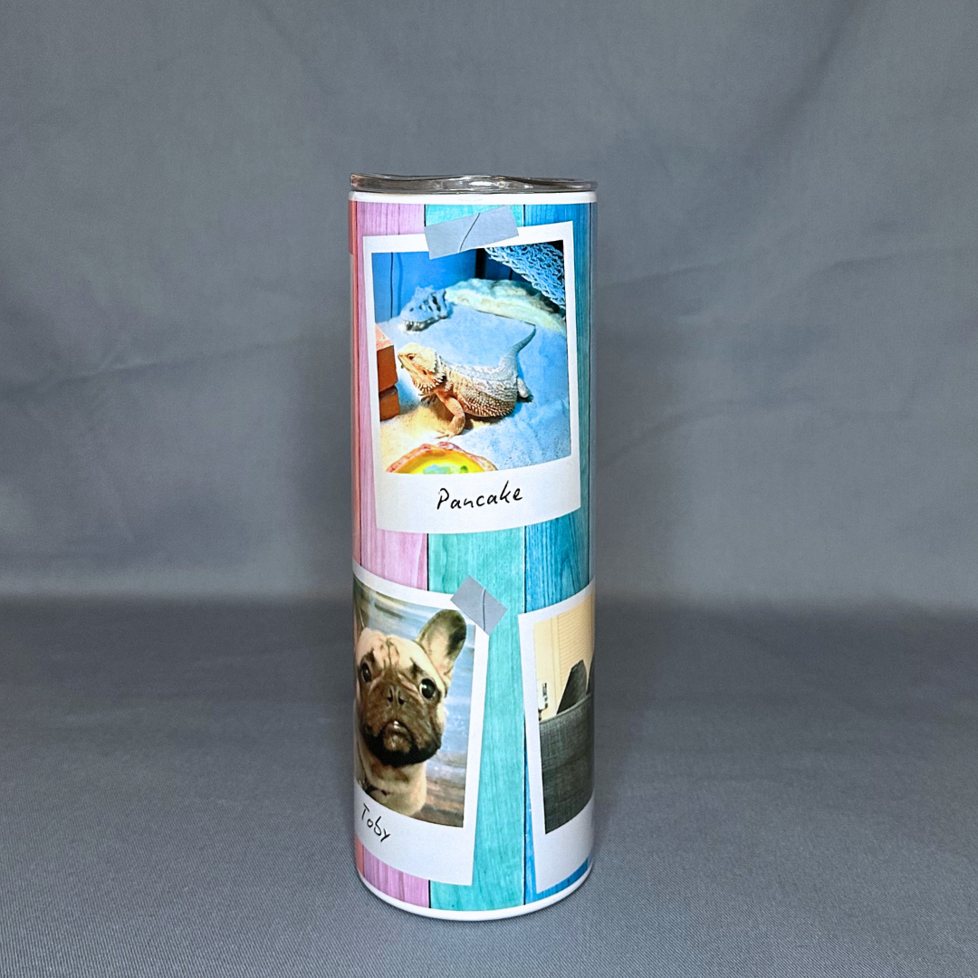 Customisable Metal Tumbler - 4 PHOTOS