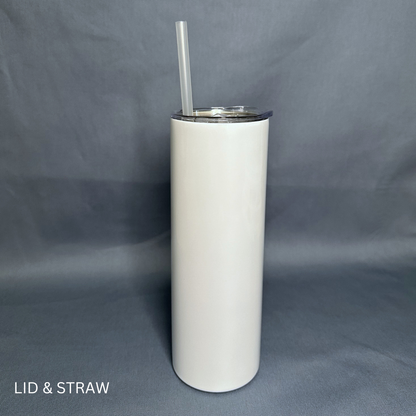Haunted House - Metal Tumbler with lid (Insulated)