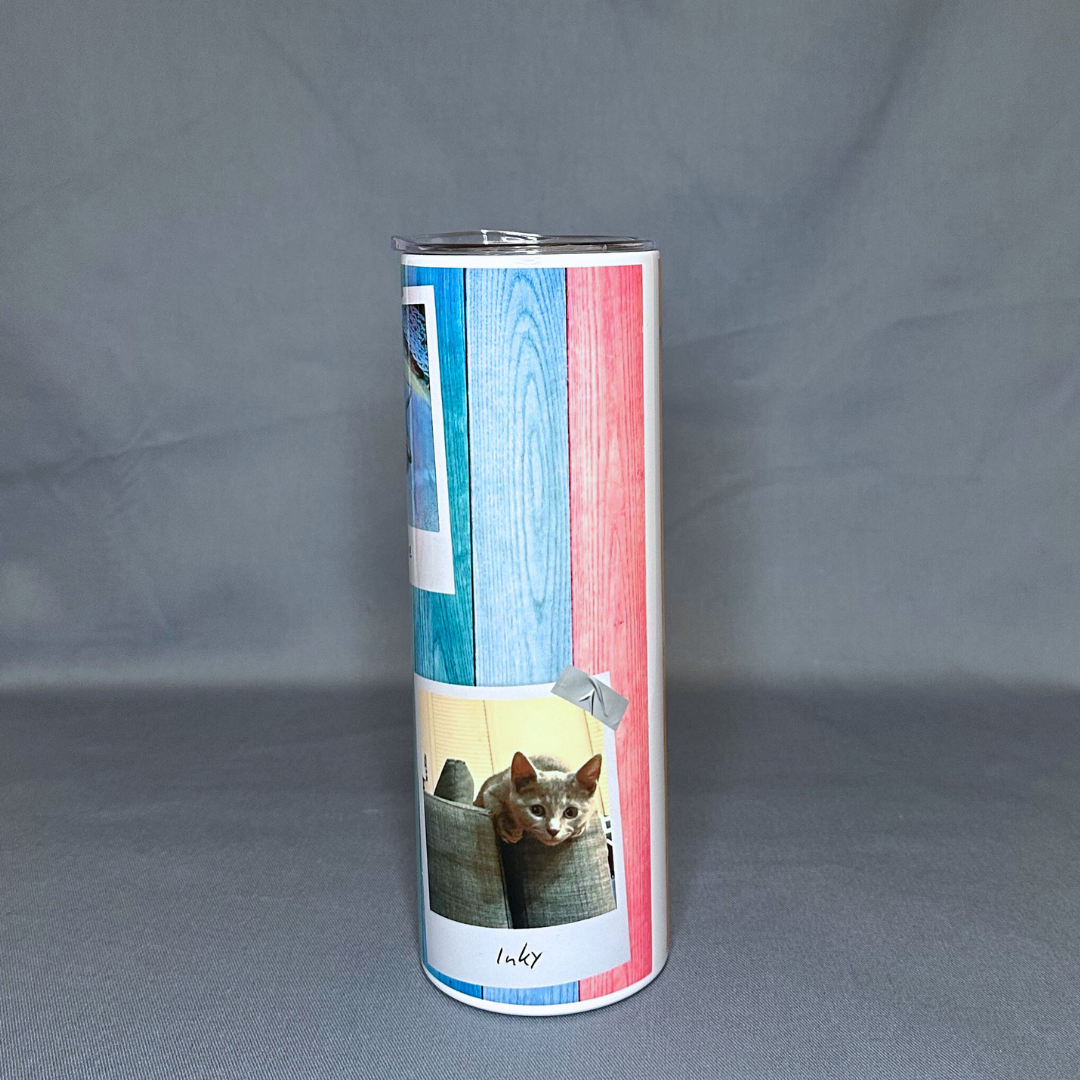 Customisable Metal Tumbler - 4 PHOTOS