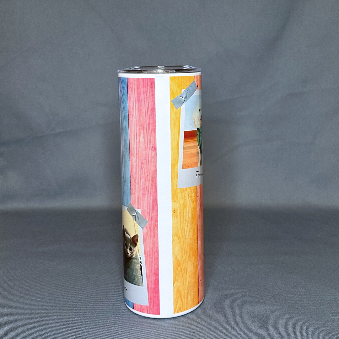 Customisable Metal Tumbler - 4 PHOTOS