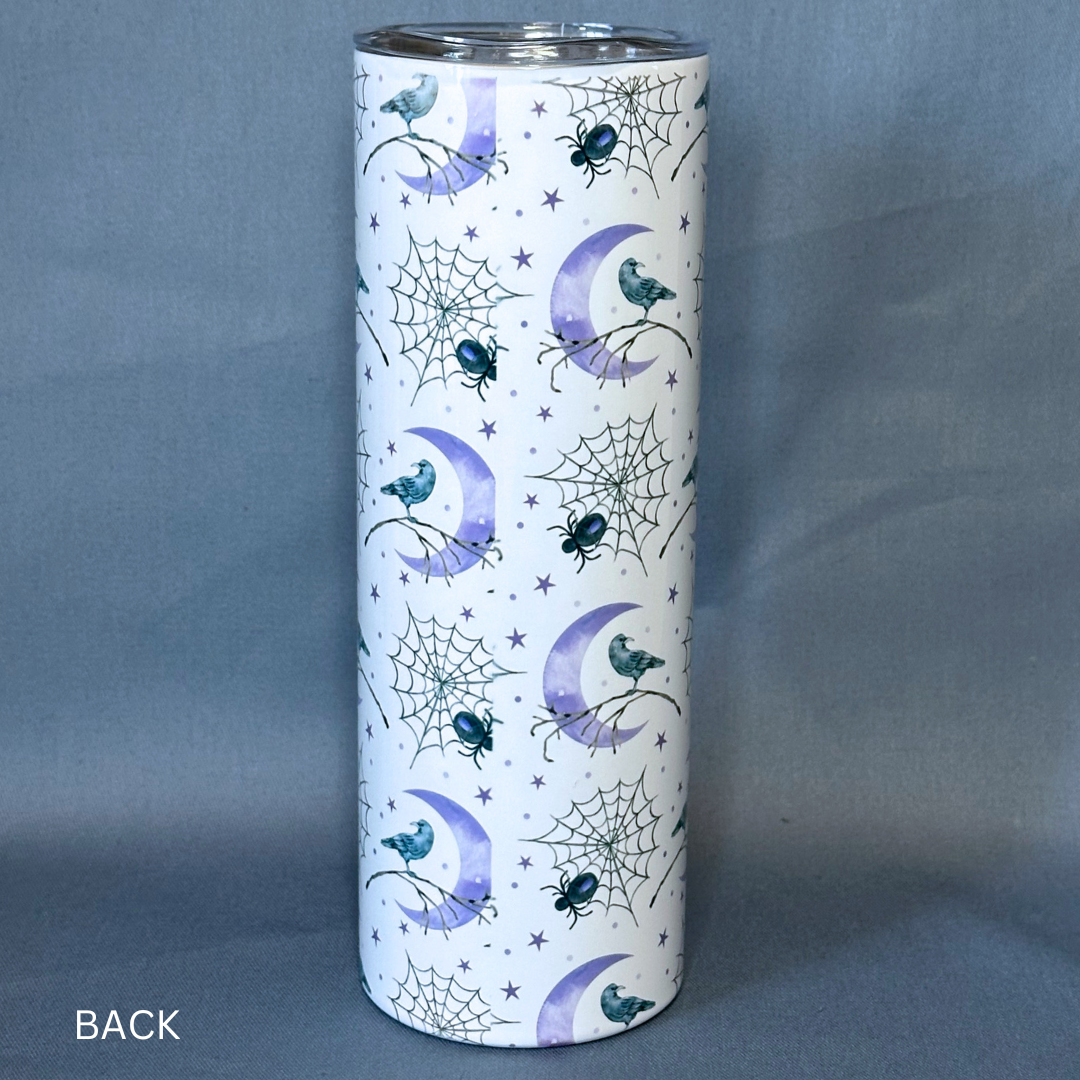 Raven Webb metal tumbler - Metal Tumbler with lid (Insulated)