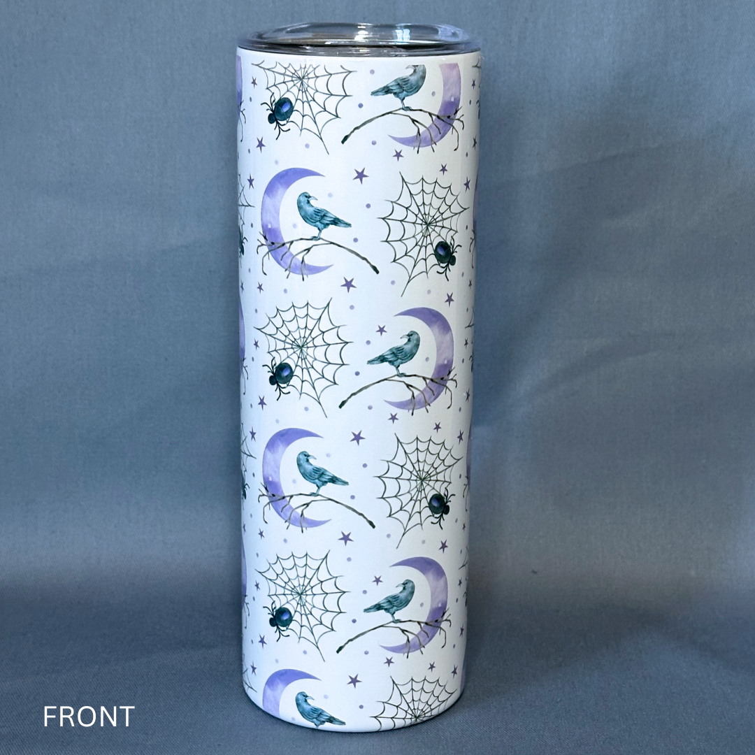 Raven Webb metal tumbler - Metal Tumbler with lid (Insulated)