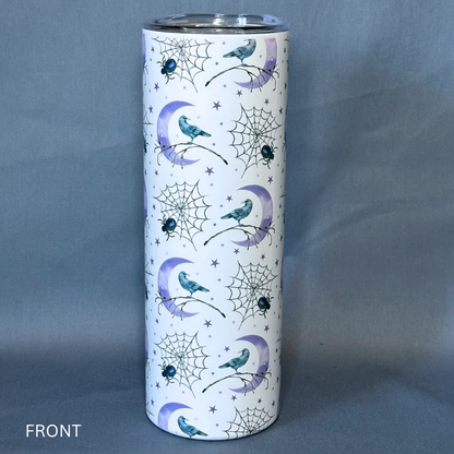 Raven Webb metal tumbler - Metal Tumbler with lid (Insulated)