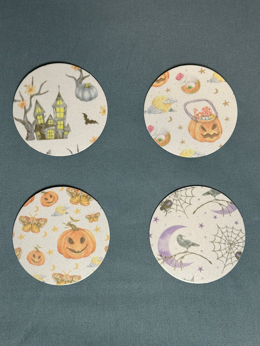 4pcs Halloween magnet pack