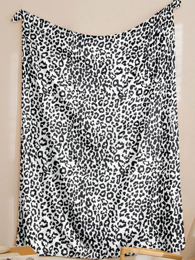Custom Name Pet Blanket- Leopard Print