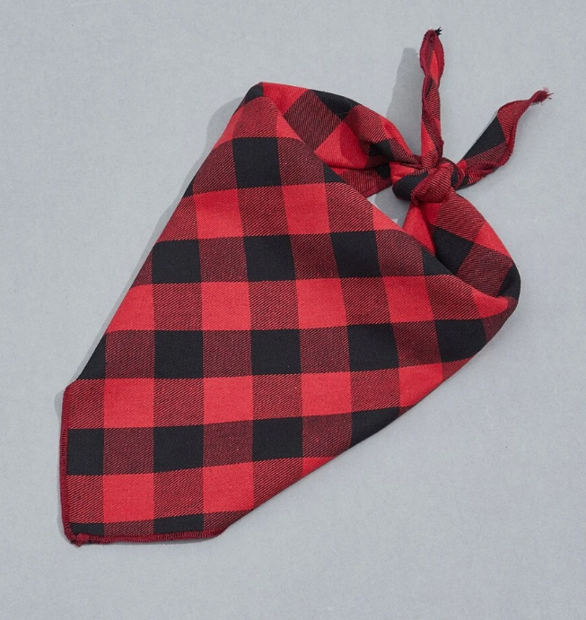 Customisable Pet Bandana-Red